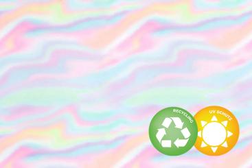 Badeanzugstoff Recycling - Aquarell 