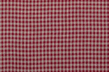 Flanellstoff - Vichy Karo - Rot 