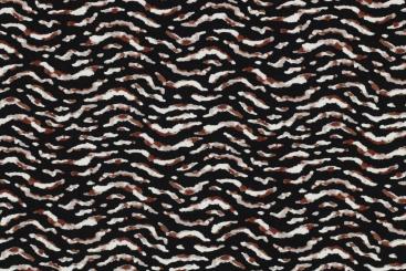 Viskosejersey Digital - Zebrana 