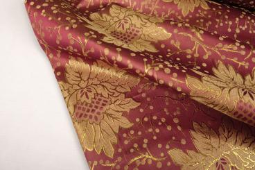 Brokat-Stoff - Alaska Wine 