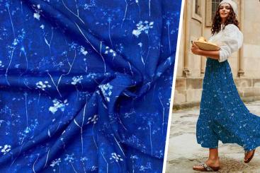 Viskosestoff - Cyanotypia 