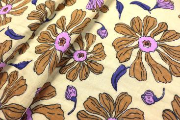 Musselin - Big Flowers 