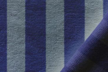 Bambus-Frottee - Blau/Hellblau 