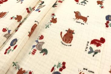 Musselin - Witzige Tiere 