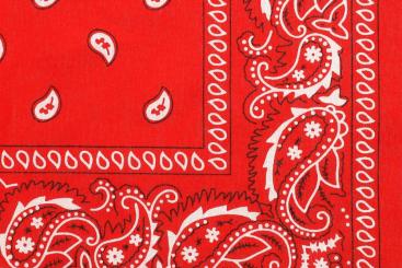 Bandana - Paisley - Rot 