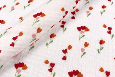 Musselin - Frühlingsblumen 