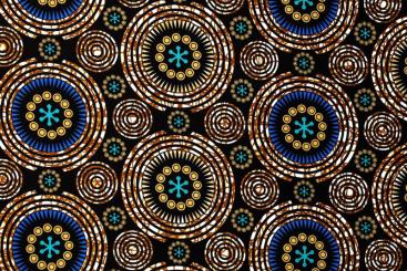 African Waxprint - Mandalo 