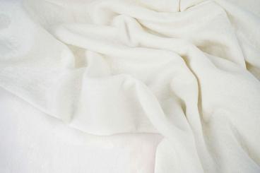 Musselin-Baumwolljersey - Weiß 
