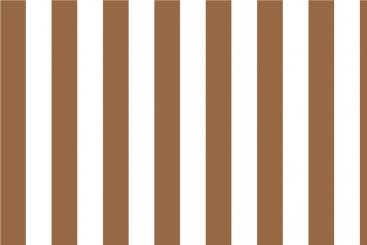 Blackout - Blockstreifen 6 cm Braun/Weiß