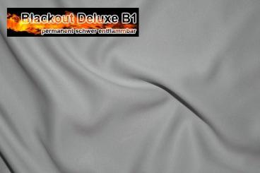 Blackout Deluxe - Permanent schwer entflammbar Grau
