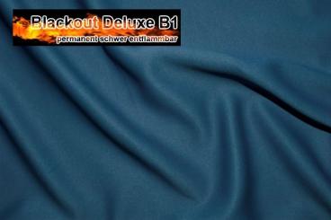 Blackout Deluxe - Permanent schwer entflammbar - Nachtblau - 1,0 Meter 