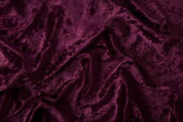 Pannesamt B1 - schwer entflammbar Brombeer