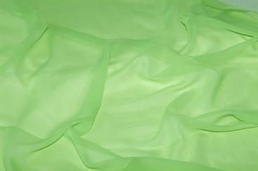 Chiffon-Stoff Hellgrün