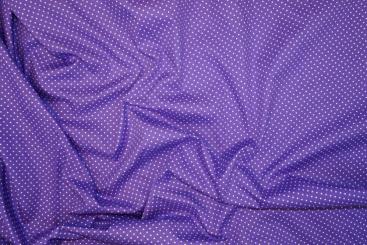 Baumwollstoff - Patchwork-Kombi - Pünktchen Lila