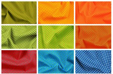 Baumwolle Popeline - kleine Punkte 