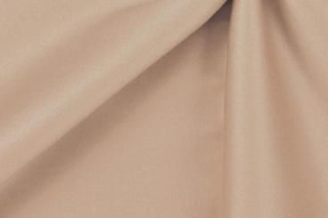 Baumwoll-Satin - Stretch - Uni Beige