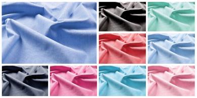 Baumwollstoff Popeline - Melange 