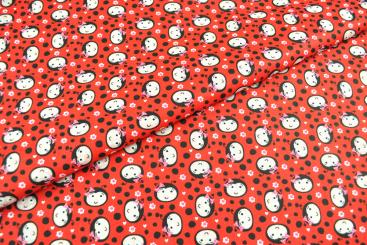 Baumwollstoff - Marienkäfer 