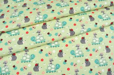 Baumwollstoff - Schildkröte 