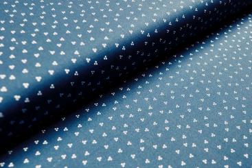 Baumwoll-Trachtenstoff - Hannas Tupfen - Alpenblau 