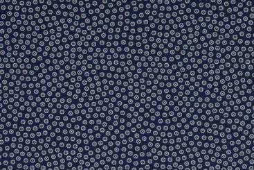 Baumwollstoff - Fleurette - Nachtblau 