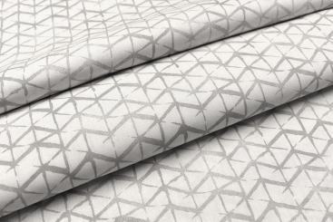 Baumwollstoff - Geo White - 295 cm 