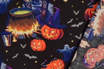 Baumwollstoff - Halloween Night 