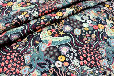 African-Waxprint-Look - Crazy Seas 