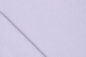 Baumwollstoff bestickt - Rosalie - Lila 