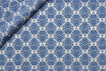 Baumwollstoff - Mini Louis - Blau 