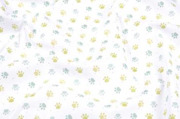 Baumwollstoff - Kleine Pfoten 