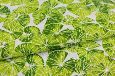 Baumwollstoff - Wasserlilien 