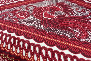 African Java Print - Premium - Rot 