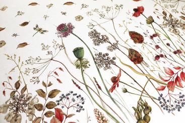 Baumwoll-Dekostoff Digital - Sommerwiese 