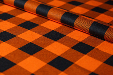 Baumwollflanell - Orange 