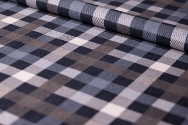 Baumwollflanell - Nachtblau 