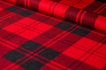 Baumwollflanell - Rot 