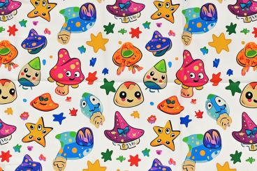 Baumwoll-Popeline Digital - Crazy Monsters 