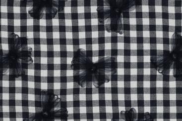 Vichy Karo mit Tüll-Scheifen 