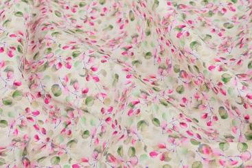 Baumwoll-Popeline Digital - Mini-Eukalyptus 