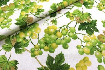 Baumwollstoff - Weintrauben 