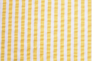 Seersucker - Streifen - Gelb 