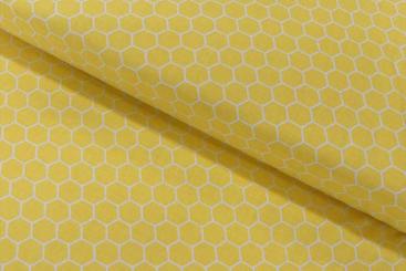 Baumwollstoff - Honigwaben - 110 cm 