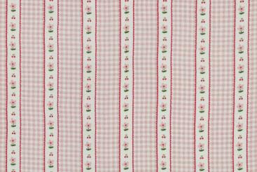 Musselin - Kirschblüten Vichy - Rosa 