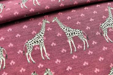 Dekostoff Jacquard - Sweet Giraffe 