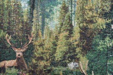 Dekostoff - Gobelin - Waldlandschaft - 1,0 Meter 