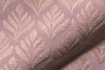Chenile-Wende Jacquard - Lotusblatt - Rosa 
