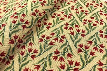 Gobelin-Stoff - Viola - Creme 