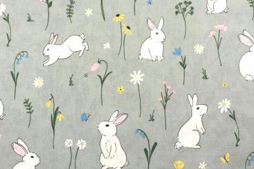 Dekostoff - Rabbit-Garden 