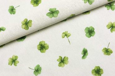 Dekostoff - Glücksklee 